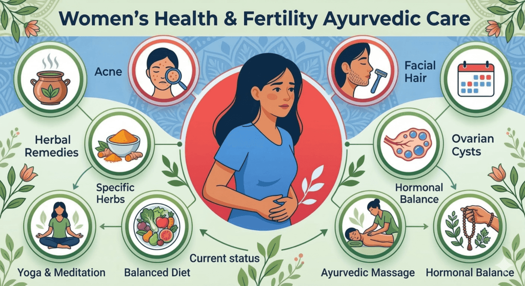 महिलांचे आरोग्य आणि प्रजनन आयुर्वेदिक काळजी